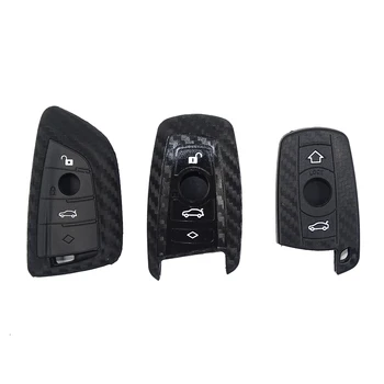 

Car-Styling Auto Carbon Fiber Key Cover Shell Case For BMW E46 E90 E92 E60 E39 E36 F30 F10 F20 G30 E87 F70 X5 Accessories