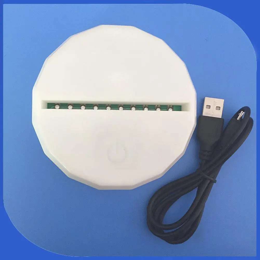 

DishyKooker Touch Switch Light Base Pedestal for 3D Colorful LED Light (without Light)