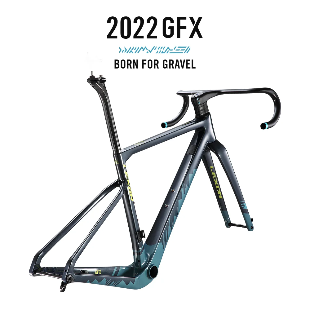 2022LEXONGFXCarbonGravelFrameDiscBikeRoadBikeFrameThruAxle