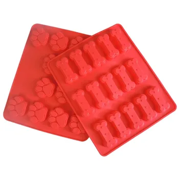 

Ice Cube Soap Cookies Chocolate 3D Sweet Dog Claw Paw Bone Shape Silicone Cake Mold Silicone Mousse Fondant Decoration