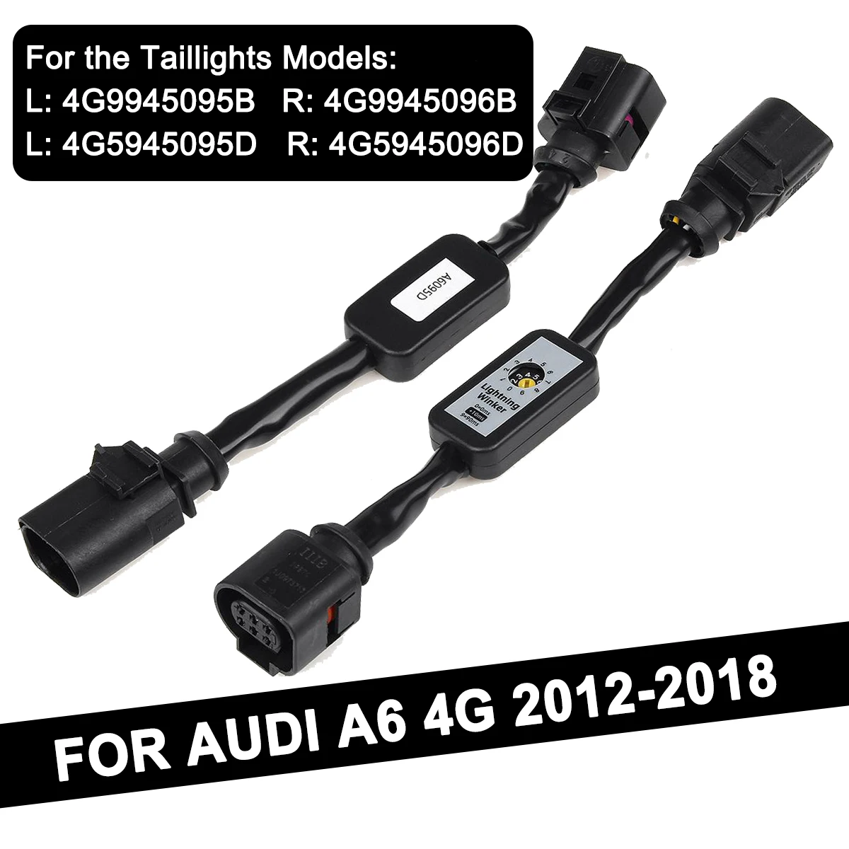 2 шт. Автомобильные светодиодные индикаторы поворота для Audi A6 4G 2012 2018|Кабели