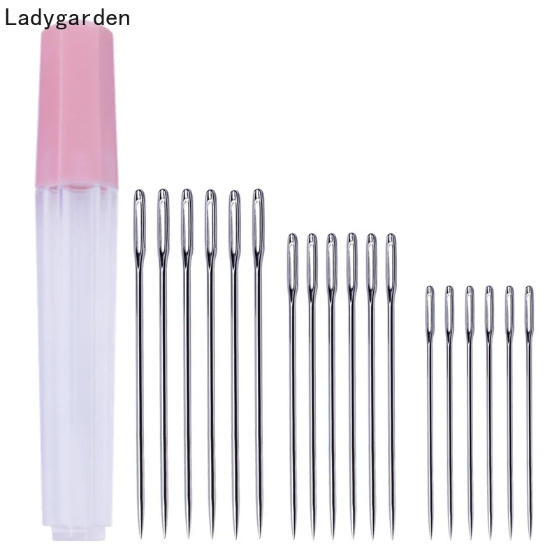 100pcs Big Size Large Long Steel Needle 52/60/65mm Big Hole Sewing
