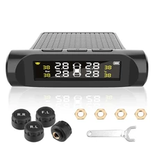 Car TPMS Tyre Pressure Monitoring SystemTyre Pressure Battery Digital LCD Display Auto