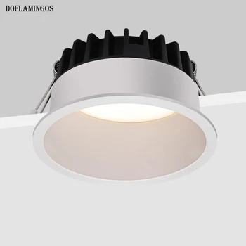 

RA97 narrow side deep anti-glare downlight Recessed Ceiling Downlight 7W 12W 3000K/4000K/6000K Ceiling Spot Light