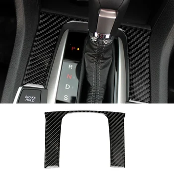 

Car Gearbox Panel Trim Auto Interior Inner Carbon Fiber Black Sticker Replacement Accessories