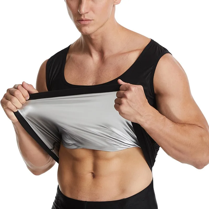 Men Women Shapewear Waist Trainer Vest Sauna Compression Sweat Shirt Body Shaper 