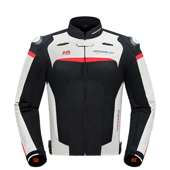 

HEROBIKER SPRING Motorcycle Jacket Breathable Protective Gear Men Moto Motocross Off-Road Racing Jacket Motorcycle Protection