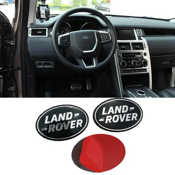 

6.2x4.1cm Car Steering Wheel Sticker Emblem Decal for Land Rover Logo Evoque Epoxy Range Rover Sport Auto Interior Decoration