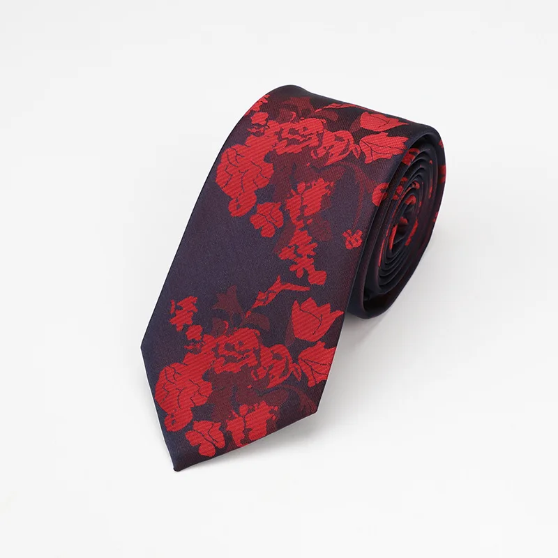 Новые модные дизайнерские галстуки для мужчин Vestidos, деловые свадебные галстуки, мужские галстуки в полоску с цветами, галстуки для бизнеса 7 см, галстуки Kravat - Цвет: XX-7003