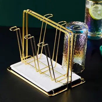 

Cup Drying Rack, Iron Non-Slip Bottom Mug Tree Holder Organizer Rack Stand for Drinking Glass and Sports Bottle