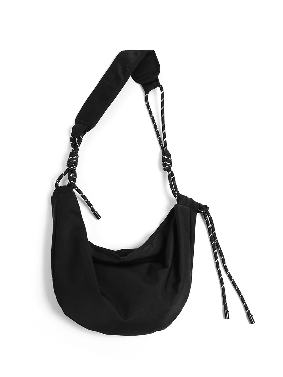 One-shoulder canvas bag Korean simple Oxford cloth cross-body bag commuting large capacity dumpling bag ladies bag