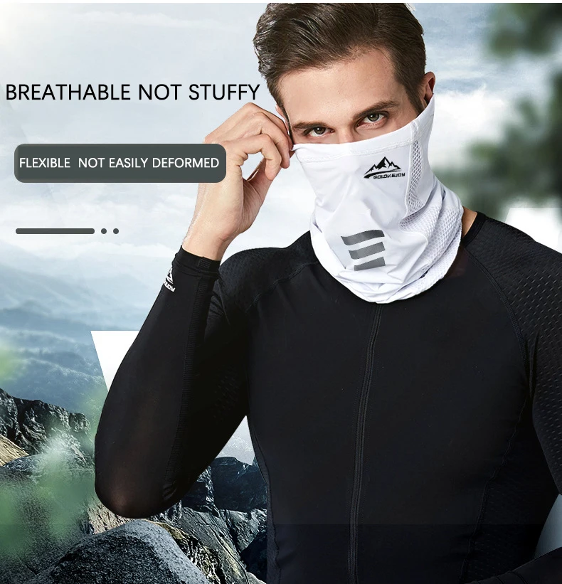 mens dress scarf Summer Sunscreen Ice Silk Fishing Face Mask Outdoor Bicycle Motorcycle Magic Hood Windproof Hat Dustproof Breathable Neckerchief head scarves for men