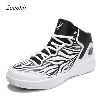 

Hot Sale Basketball Shoes High Top Gym Training Sneakers Men Breathable Light Outdoor Ankle Boots Unisex Couple Shoes 36-45