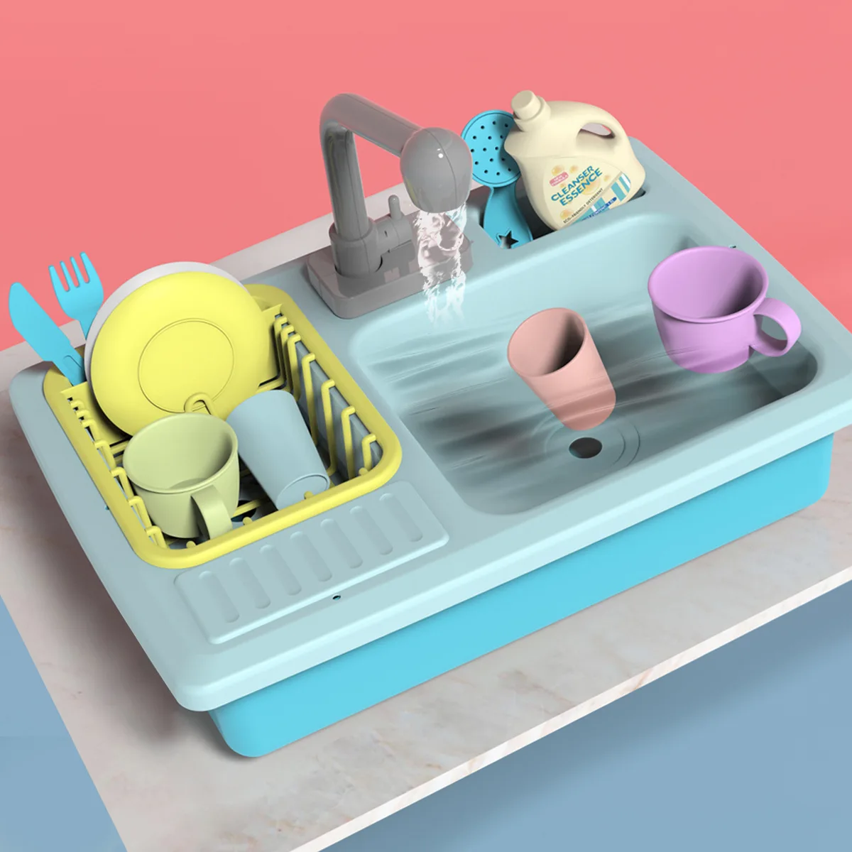 Пластиковые симуляционные электрические мойки для посудомоечной машины ролевые