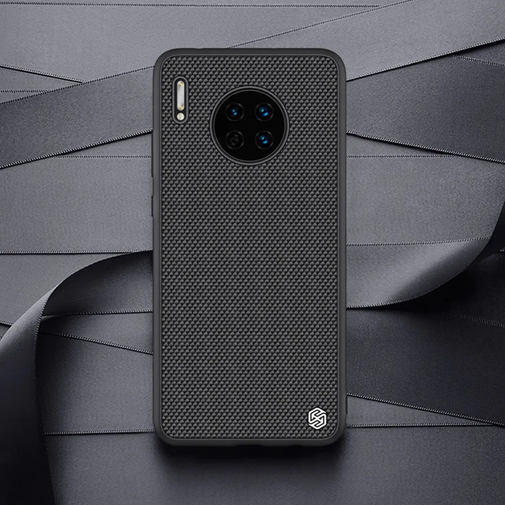 Чехол для huawei mate 30 NILLKIN из синтетического углеродного волокна и нейлона в клетку с текстурой бампера задняя крышка для huawei mate 30 Чехол