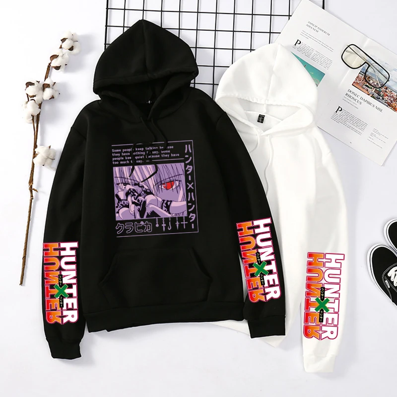 

Anime Hunter X Hunter HxH Hoodies Autumn Winter 2020 Men Women Hoodie Hunterxhunter Manga Kurapika Devil Eye Pullover Sweatshirt