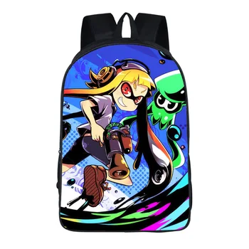 

2020 Cartoon Boy's Mochila Splatoon 2 Student's School Backpack High Quality Durable Girl's School Bag Satchel Large Daypack New
