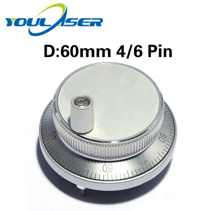 Электронное ручное колесо с ЧПУ диаметр 60 мм Импульсный номер 100 напряжение 5 В 12 в