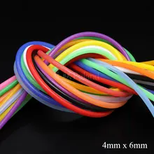 4x6 Silicone Tube ID 4mm OD 6mm 1 mètre Flexible en caoutchouc tuyau épaisseur 1mm de qualité alimentaire tuyau connecteur d'eau(China)