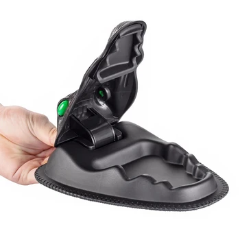 

Silicone Practical Universal Car Phone Holder Dashboard Adjustable Clip Stand Bracket With Sticker Outdoor Gift GPS Navigation