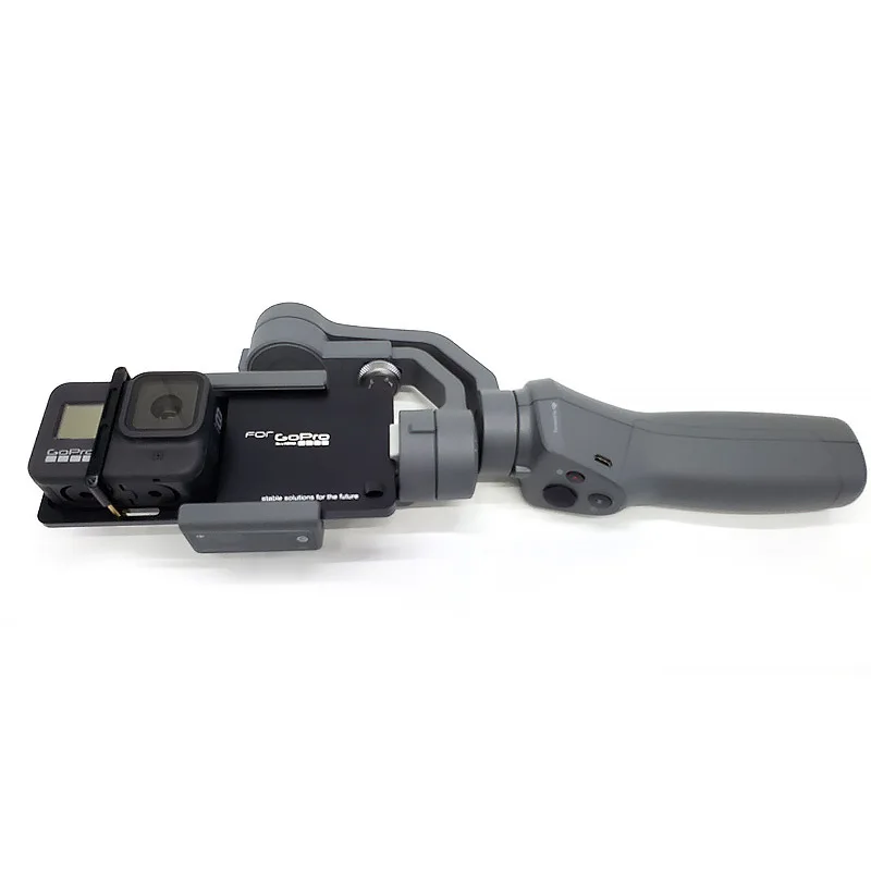 Ручной Стабилизатор Gimbal Gopro адаптер Монтажная пластина для Gopro Hero 8 для osmo moblie 2 zhiyun Smooth 4 feiyuSPG2