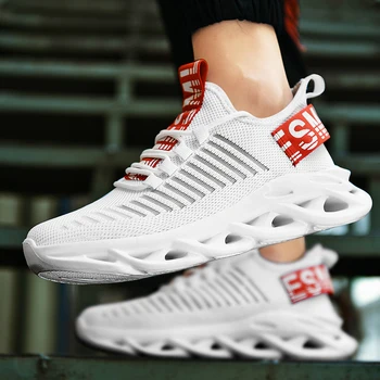 

OLOME2019 Trend Hot Sale Men's Casual Shoes Light Breathable Male Sneakers Outdoor Walking Shoes Zapatos Casuales
