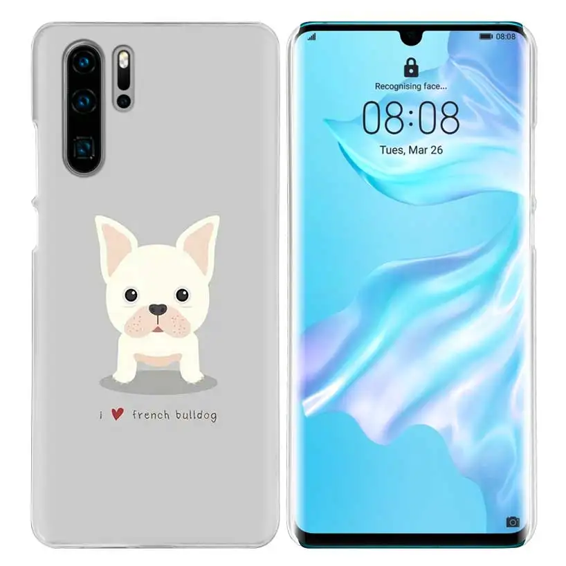 Французский бульдог чехол для huawei mate 30 20 10 P20 P30 Lite Pro P Smart Y9 Prime Honor 8A 8X 10i PC Чехлы для телефона - Цвет: 09
