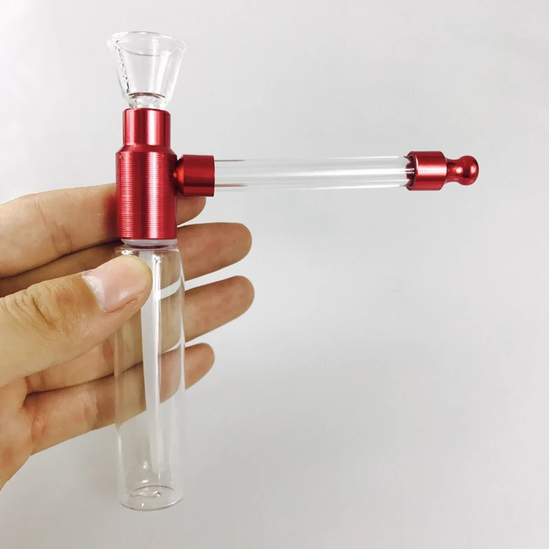 SWSMOK Glass Popular Bottle Water Pipe Portable Mini Hookah Shisha Tobacco Smoking Pipes Gift of Health Metal Tube Filter