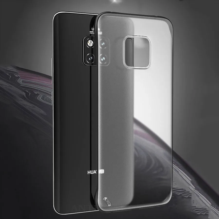 Luxury Frameless Matte Hard PC Shockproof Phone Case - Premium Back Cover