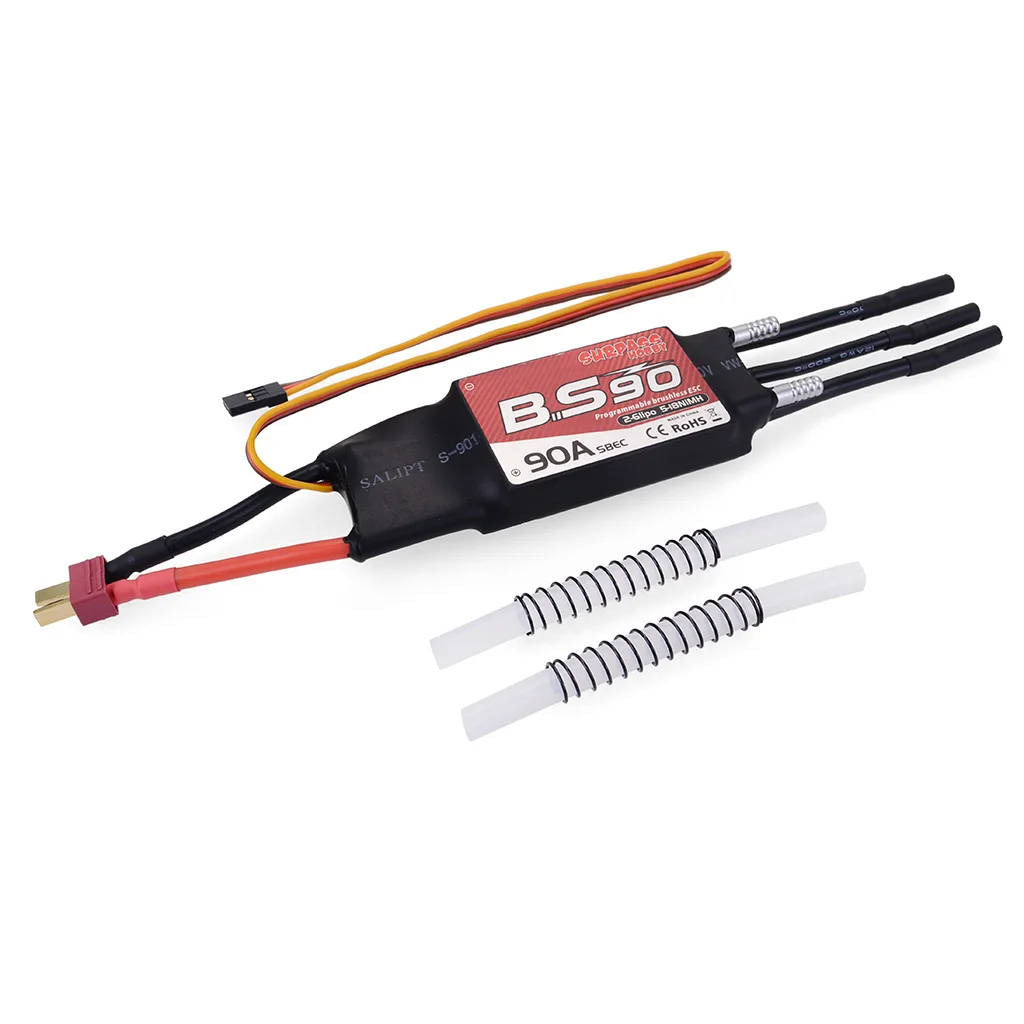 Waterproof 50A 70A 90A Boat Brushless ESC 2-6S Lipo BEC 5.5V/5A Programming Card for RC 2948 3660 3670 Motor - Цвет: 90A SBEC