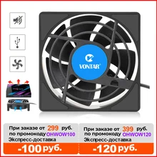 VONTAR C1 охлаждающий вентилятор для Android TV Box телеприставка Беспроводная Бесшумная Тихая Кулер DC 5 В USB мощность радиатор мини вентилятор 80x80x25мм