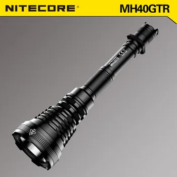 

NiteCore MH40GTR LED Flashlight CREE XP-L HI V3 1200 Lumens Distance 1004m with DC Charging Port + 2pcs 18650 Battery