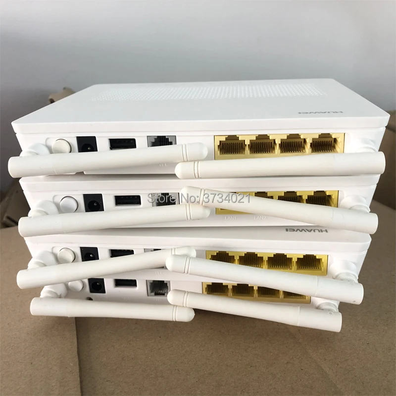 30 шт. Бесплатная доставка Подержанный 99% Новый 1GE + 3FE USB Голос WIFI HG8546M GPON Волоконно