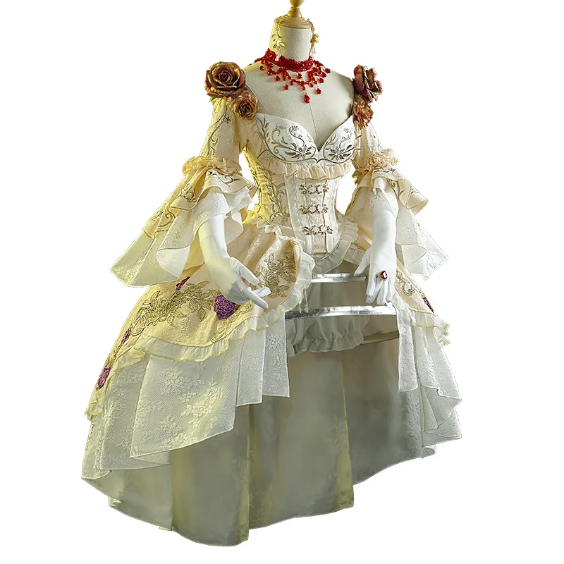 Игра идентичность V г жа красный Красный крови праздник Marie игры дворец платье