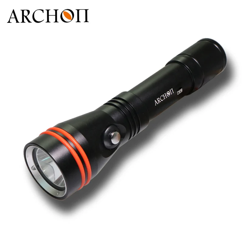 

ARCHON C10R Diving Flashlight Usb Charging Dive Torch 1200 lumen L2 LED Underwater Light 100m Diving Light Built-in 18650 bat