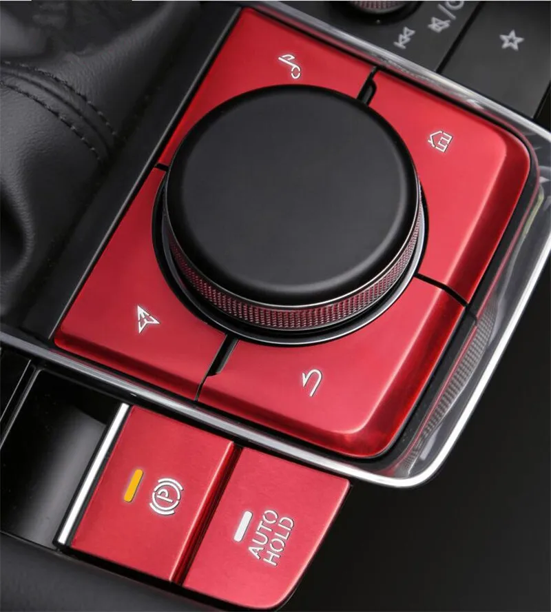 

Auto multifunction button decoration trim interior moulding for Mazda 3 2019 2020, car accessories