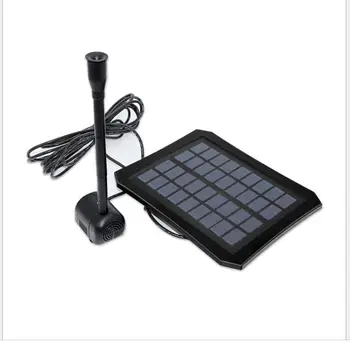 

9V 2.5W Solar Fountain Pump with LED Bead Built-in Battery for Bird Bath Pond Garden