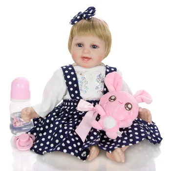 

Reborn baby doll toys 18inch lovely silicone reborn toddler babies alive dolls gift bebe reborn menina