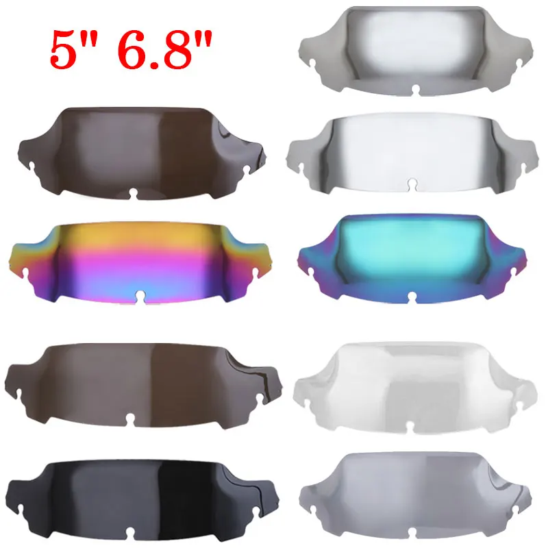 

5''6.8'' Motorcycle Windshield Fairing Windscreen Cover For Harley Touring Street Electra Glide Ultra Limited FLHX 2014-2020