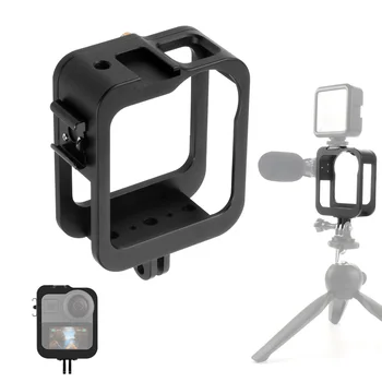 

BGNing CNC Aluminum Housing Shell Case Cover for GoPro Max Action Camera Protective Cage w/ Cold Shoe for Mic Flash Light Tripod