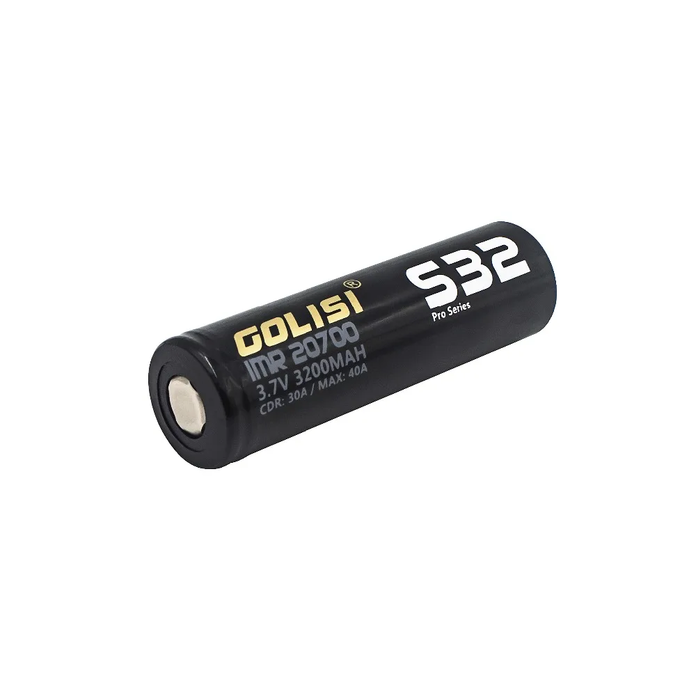 Golisi 4 шт. S32 IMR 20700 3200 мАч 40A E-CIG аккумуляторная батарея для VAPE с Golisi S4 Смарт зарядное устройство ЖК-дисплей Быстрая зарядка