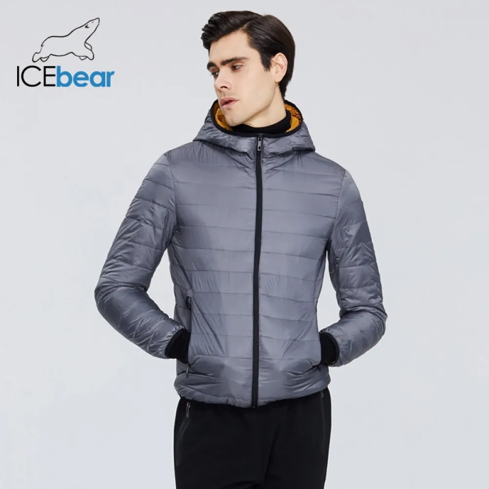 ICEbear 2020 новый легкий мужской пуховик стильный повседневный пиджак Мужская куртка