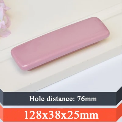 pull handle-3 Мультяшная керамика Механическая ручка для мебели Цветной Выдвижной ящик с ручками ручка для шкаф книжный ТВ шкаф обувной шкаф - Цвет: pull handle-3