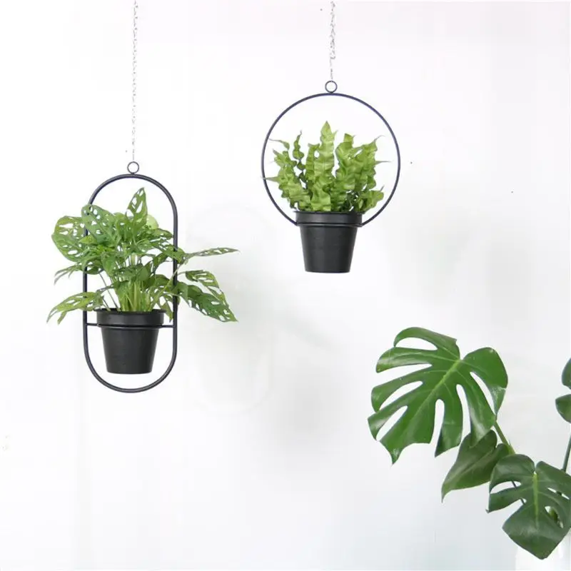 

Metal Plant Hanger Chain Hanging Basket Flower Pot Plant Holder Garden Balcony J78C