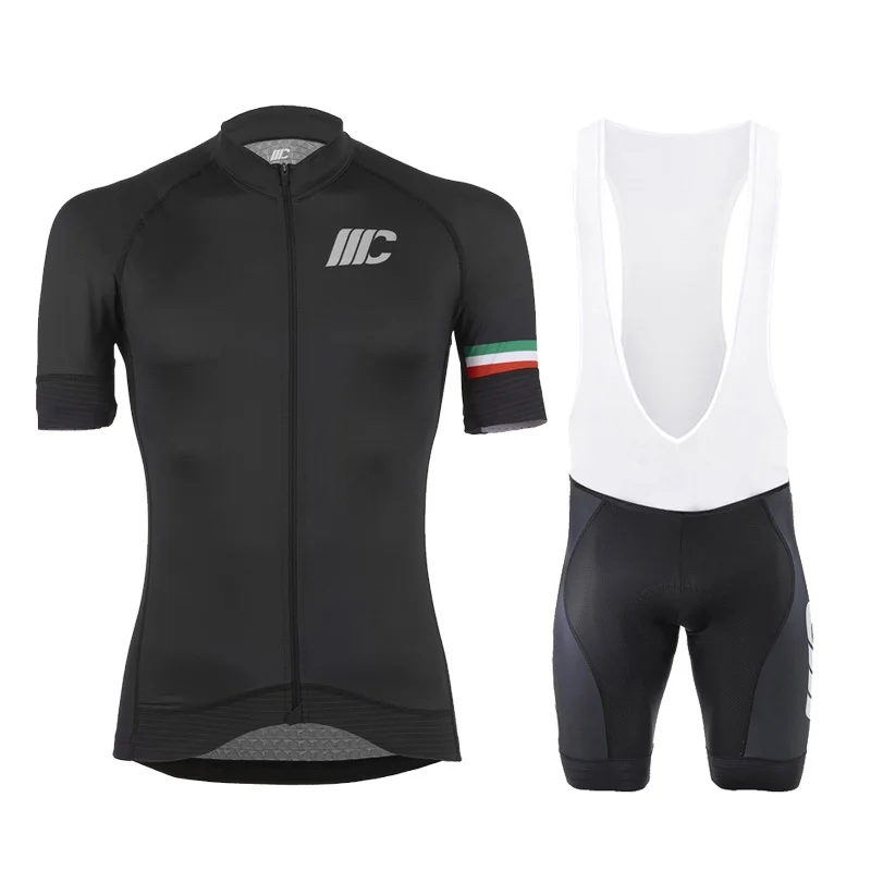 Cycling Suit Black Bicycle Jersey Summer Men Bike Wear Kit Maillot Clothes Set Shirts Conjunto Uniforme Ciclismo Hombre