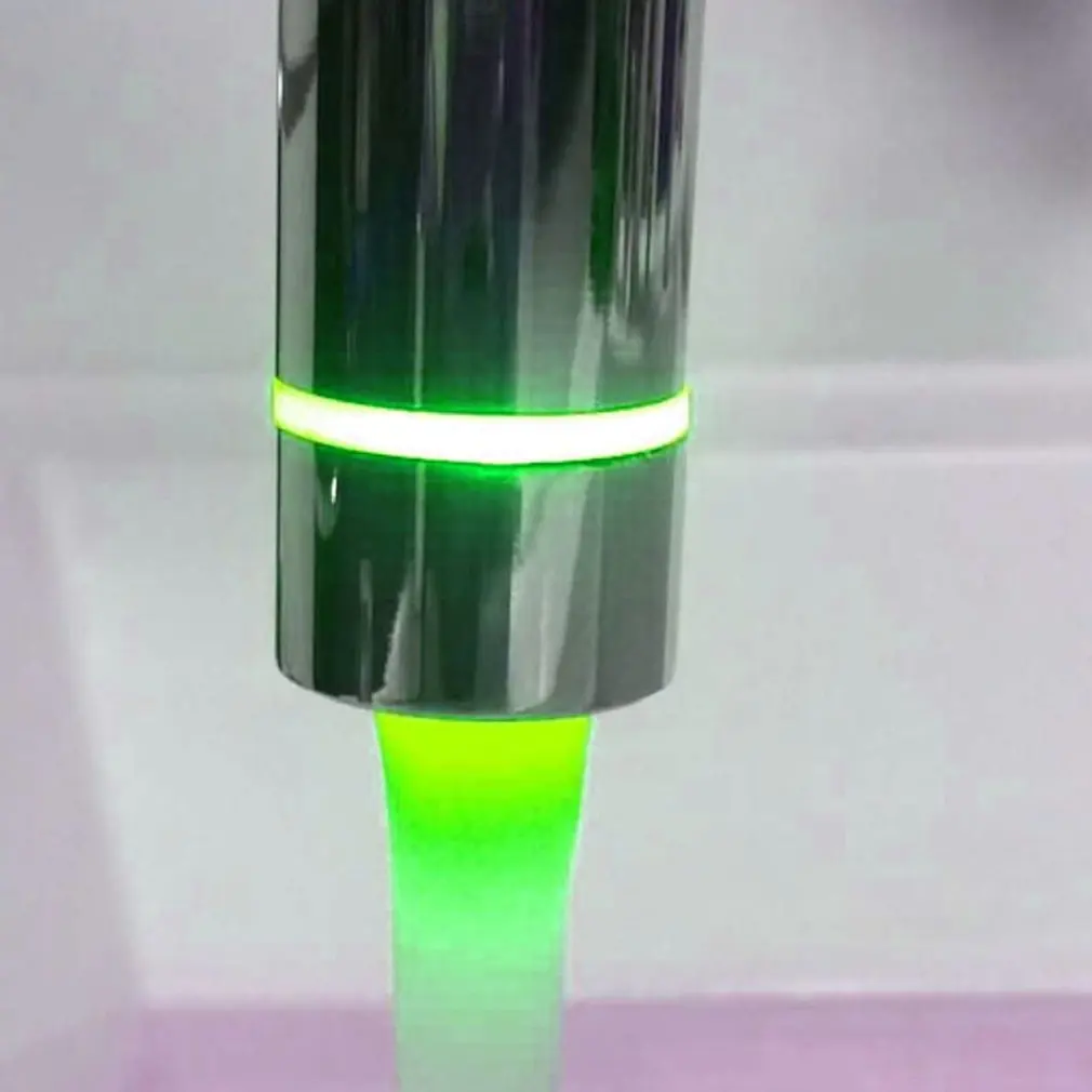 SDF2-C3 LED Faucet Light New All-copper Bubbler Colorful Luminous Color Temperature Control Three-color Splash Guard