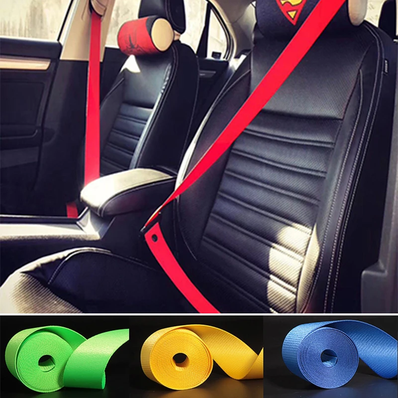 Notable Armonioso perjudicar 3M cinturón de seguridad cinta de tela de carreras cinturón de seguridad de  coche cinturón de seguridad cinturón de moda cinta arnés cinta accesorios  de coche|Cinturones de seguridad y amortiguación| - AliExpress