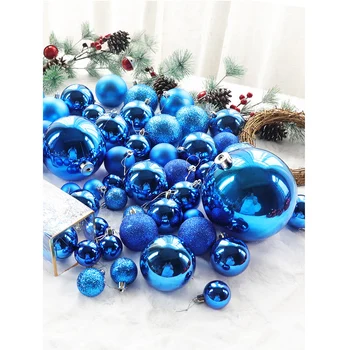 

24Pcs/lot Christmas Balls Mixed Size 4cm/6cm/8cm Hanging Ball Baubles Xmas Ornaments Decoration For Home Christmas Gift