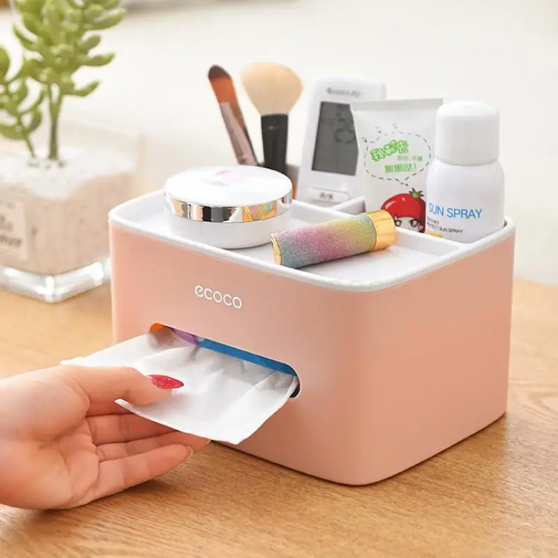 

Paper Towel Boxes, Cartons, Family Living Room, Dining Room, Tea Table, Simple And Lovely Remote Control, Multi-functional Creat