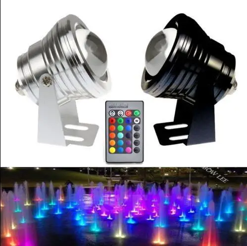 DC12V наружное Подводное освещение 10 Вт RGB светодиодное точечное прожекторное